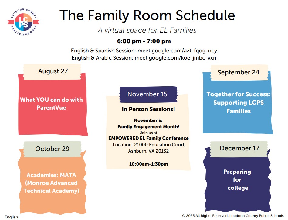 Fall Schedule
