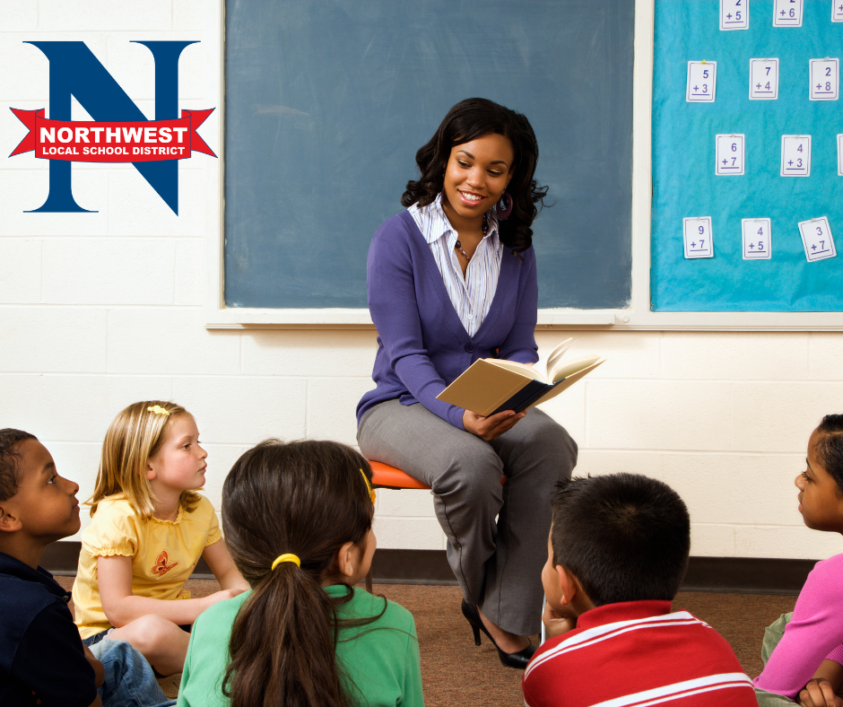 teacher reading to students