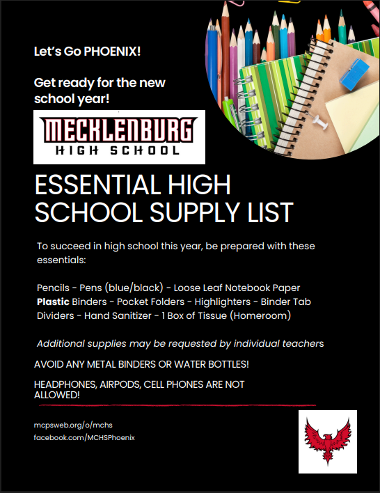 supply list