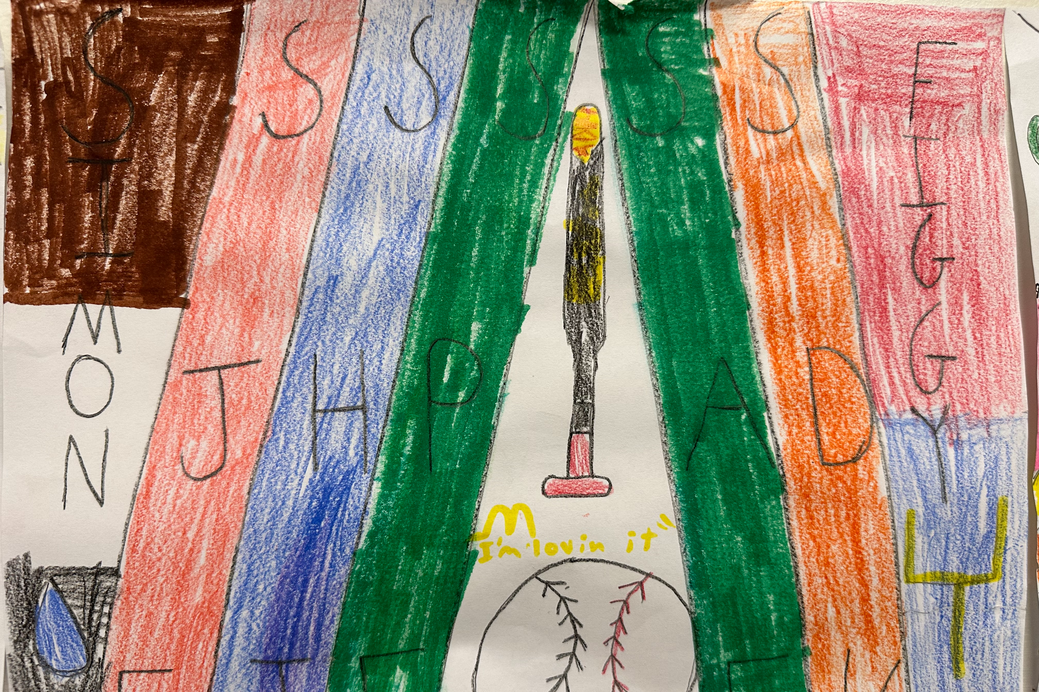 flag drawn by a student