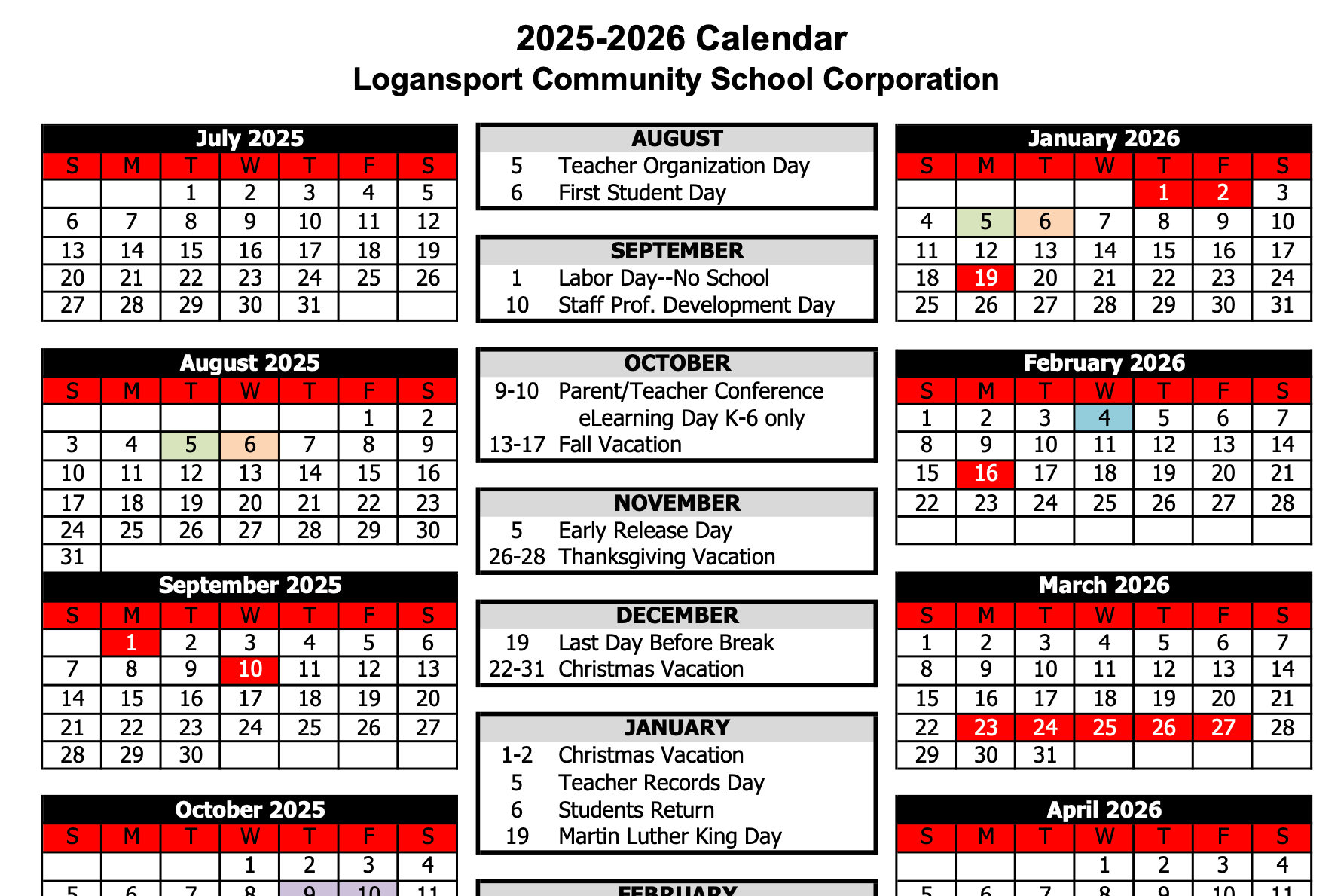 calendar