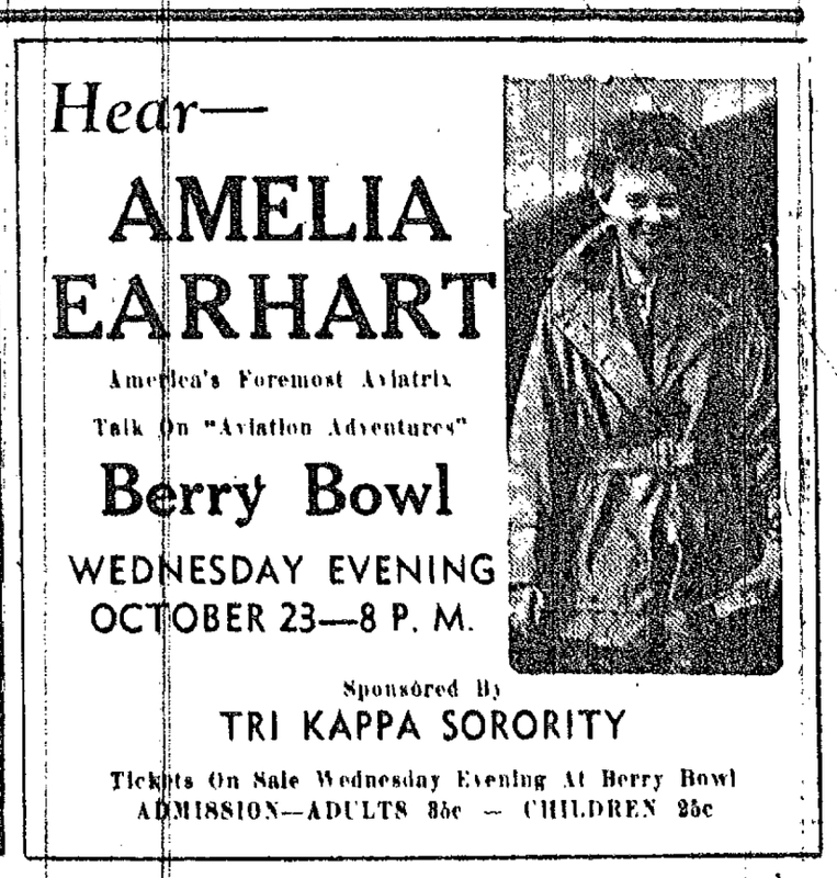 Hear Amelia Earhart