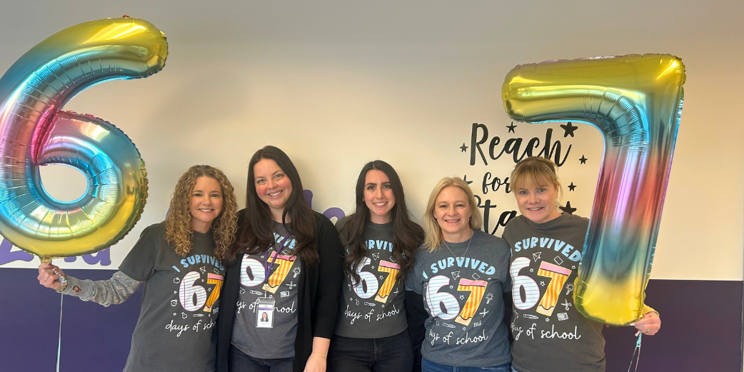 second graders celebrate 67