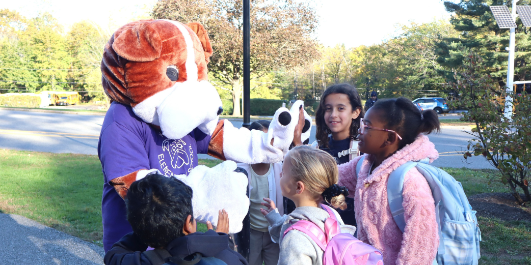 buddy hits high fives