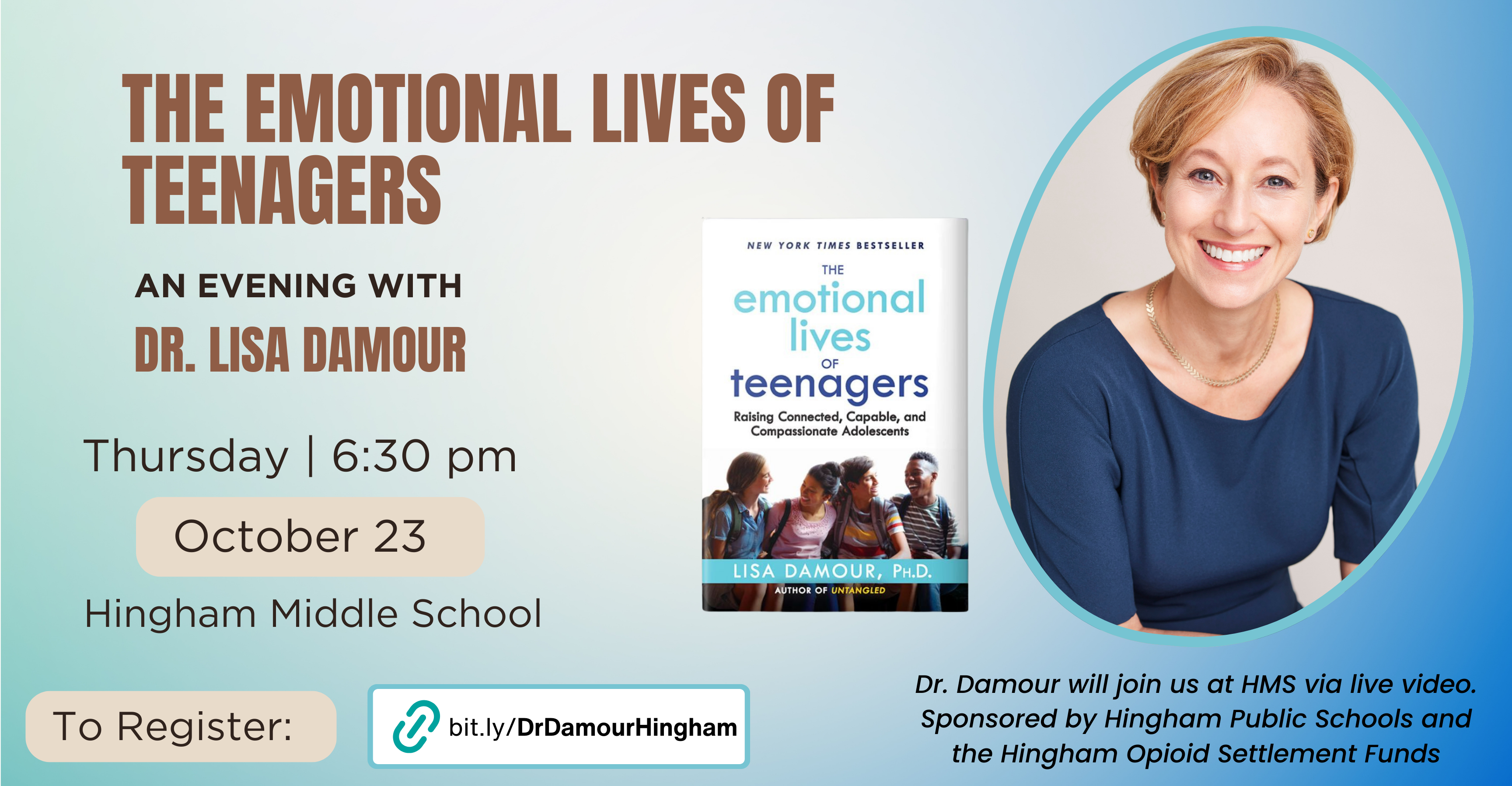 An evening with Dr. Lisa Damour