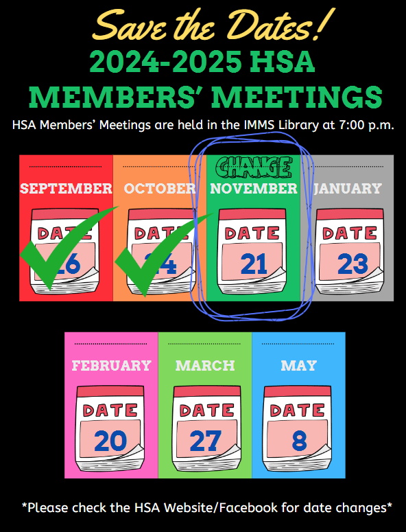 HSA Meeting Dates