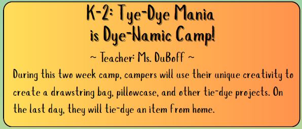 Summer Camps Pilot 