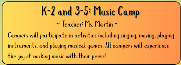 Summer Camps Pilot 