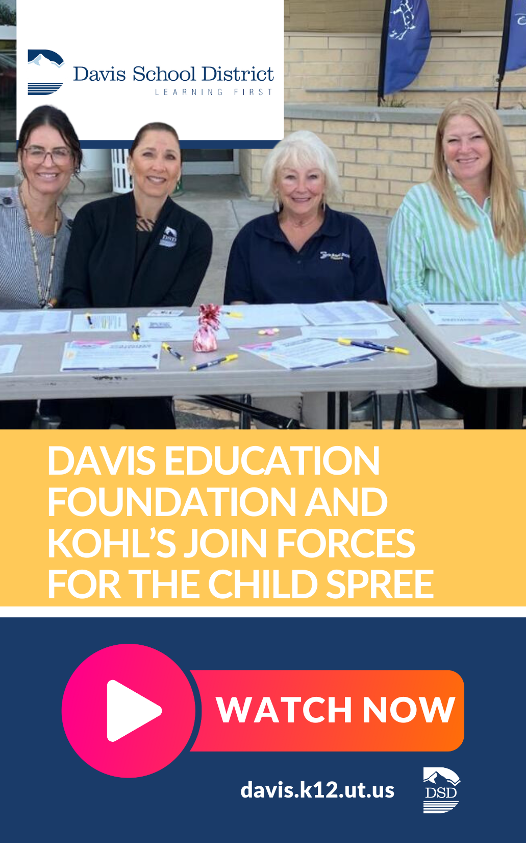 DAVIS EDUCATION FOUNDATION AND KOHL’S JOIN FORCES FOR THE CHILD SPREE