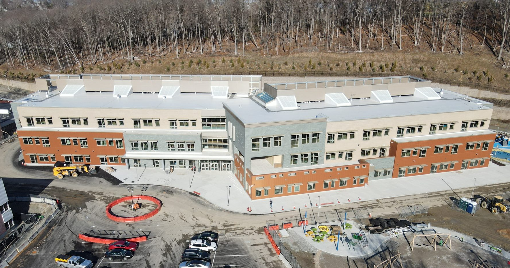 Aerial Shot of New Foster.