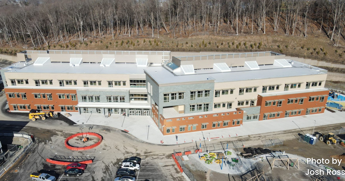 Aerial Shot of New Foster.