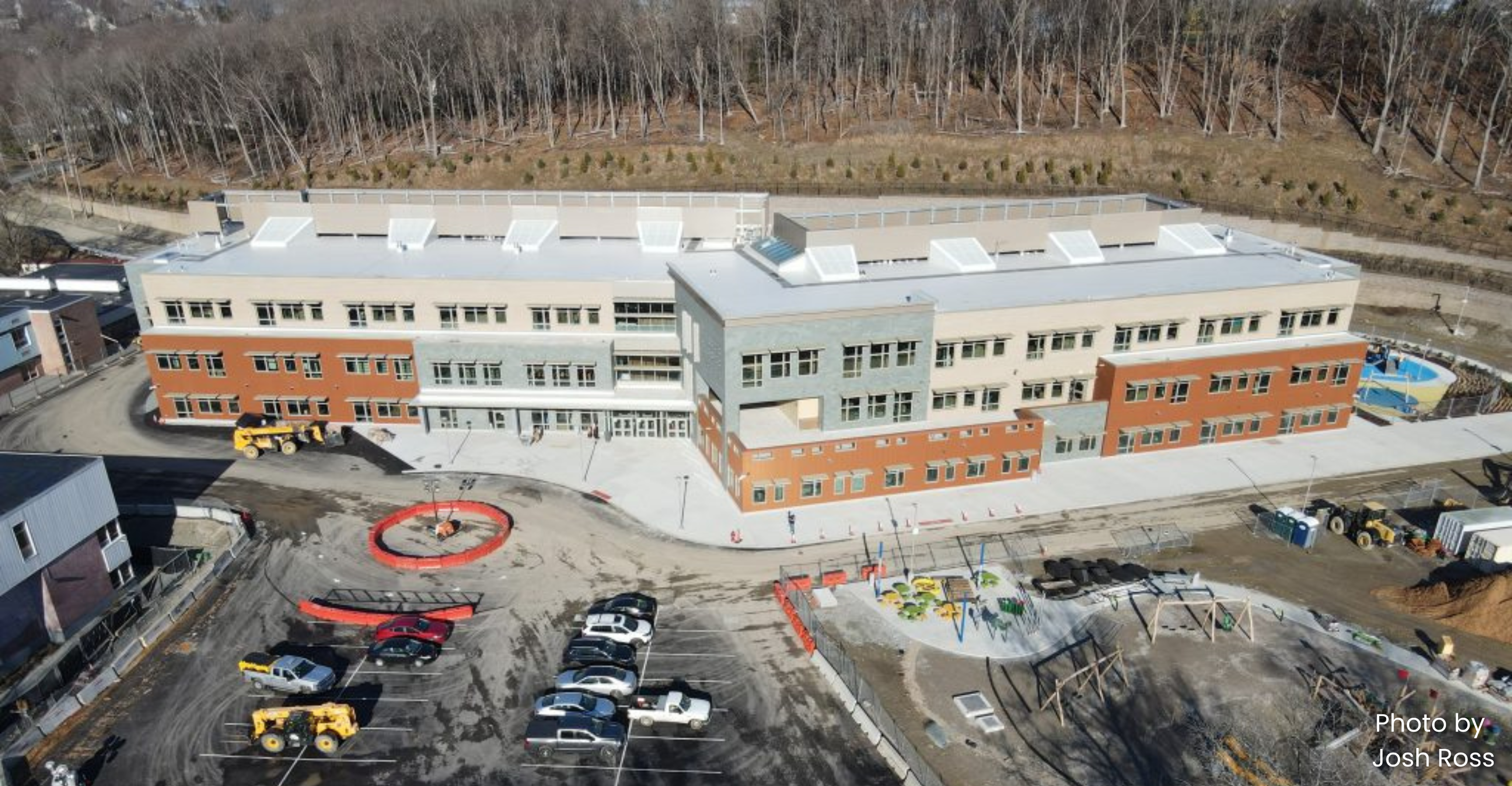 Aerial Shot of New Foster.
