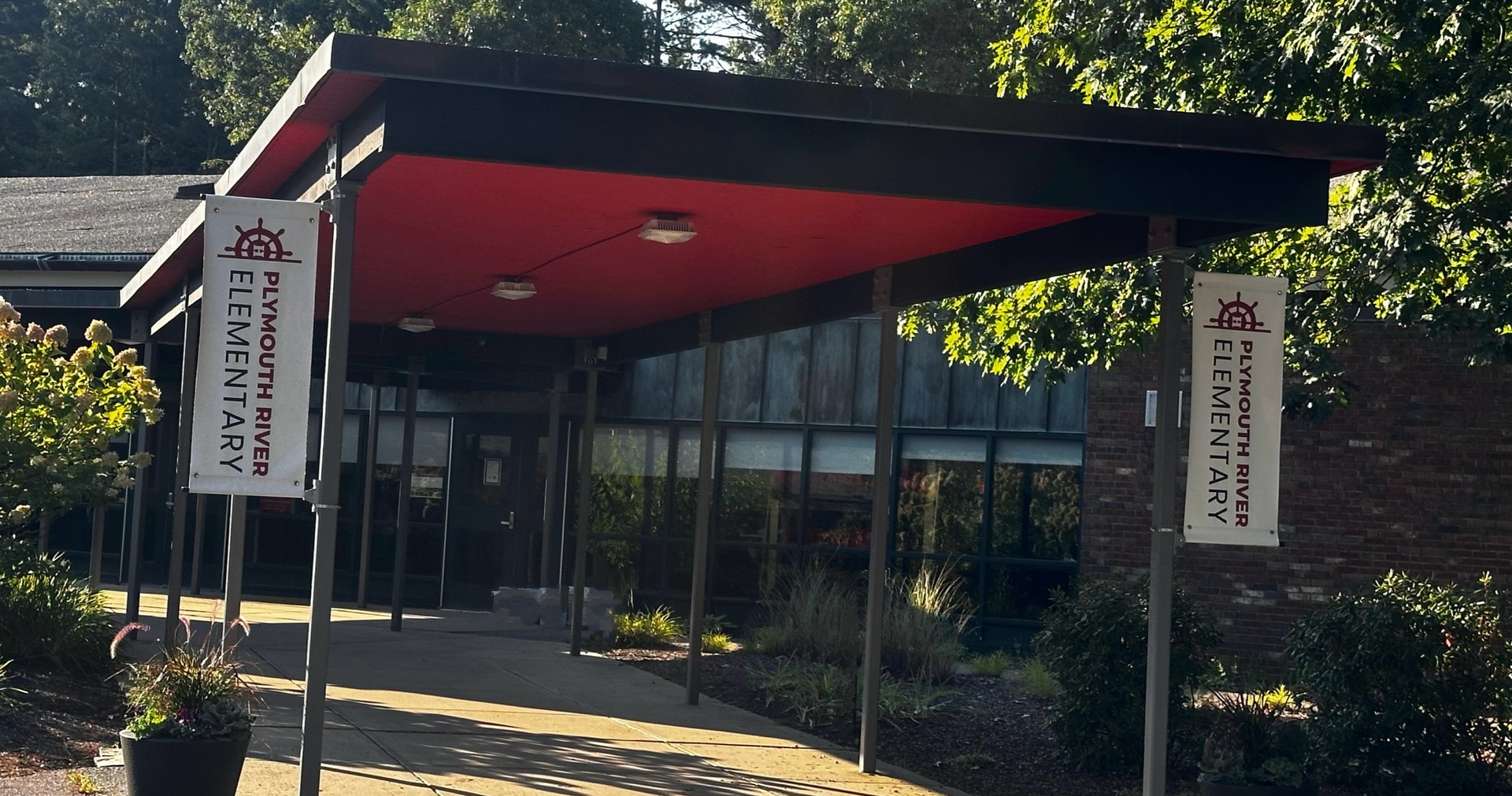 Front of PRS school building