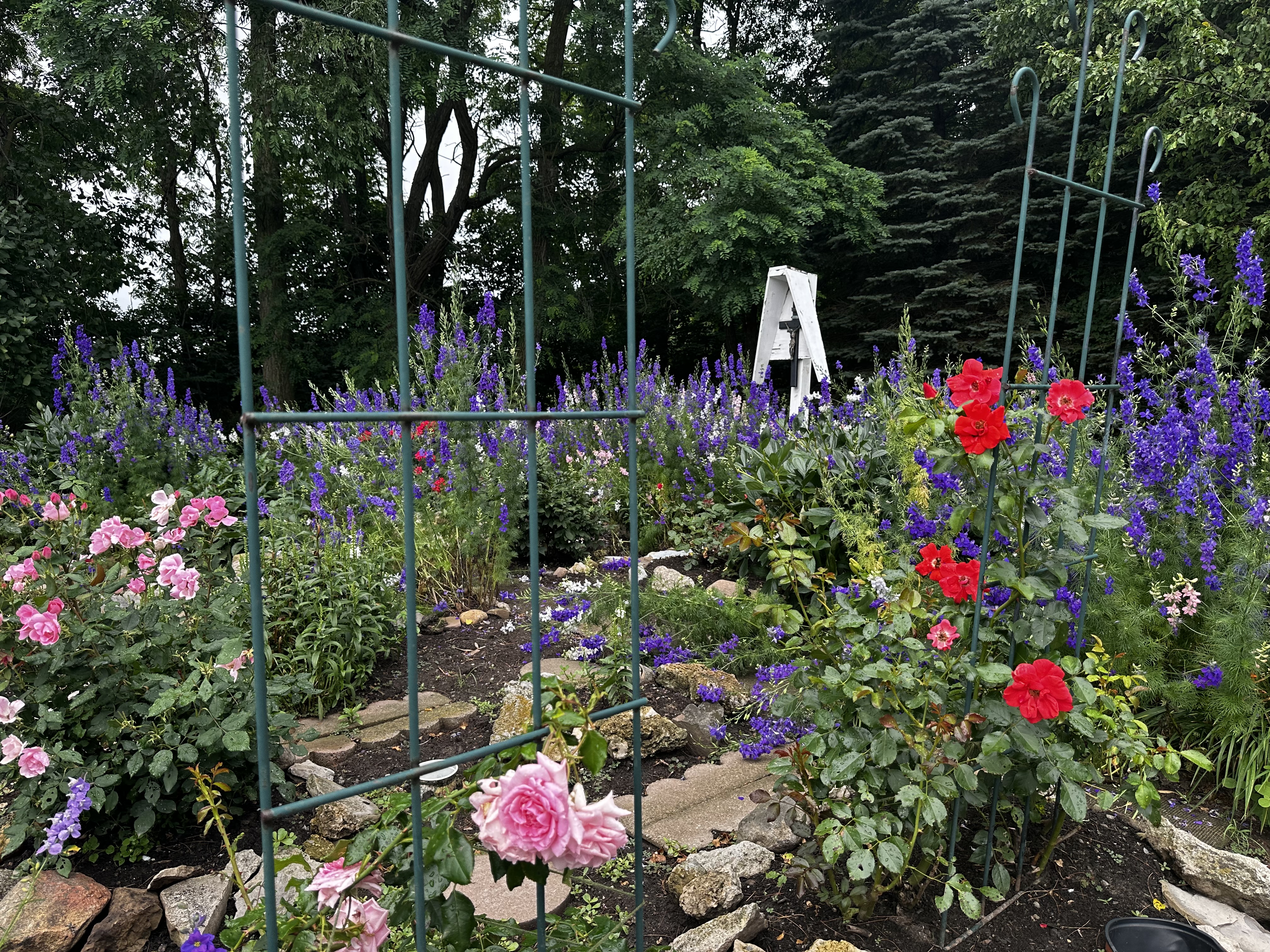 St. Teresa of Avila in Akron  Rose Garden