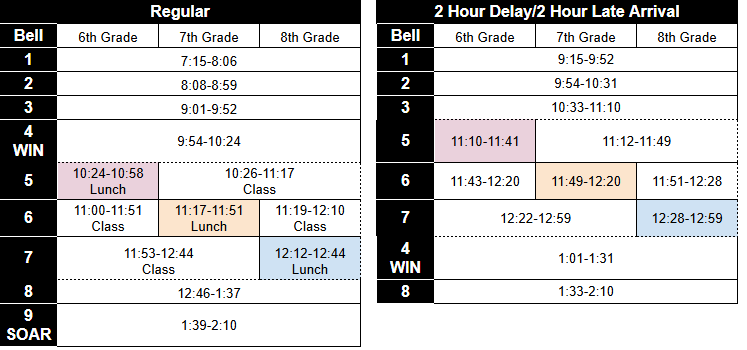 25-26 schedule