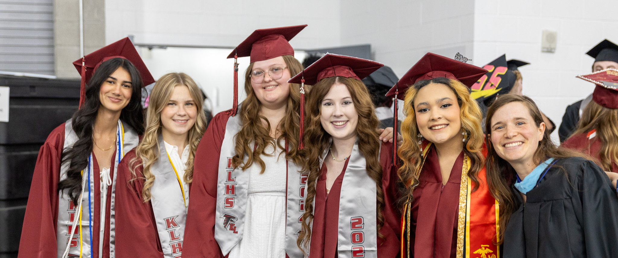 Graduate students smiling