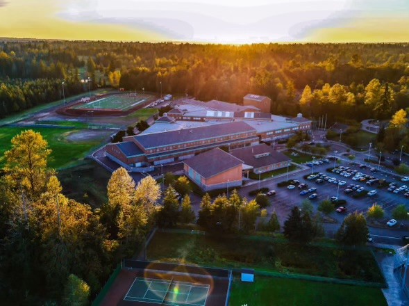 Ariel view of Kentlake High School