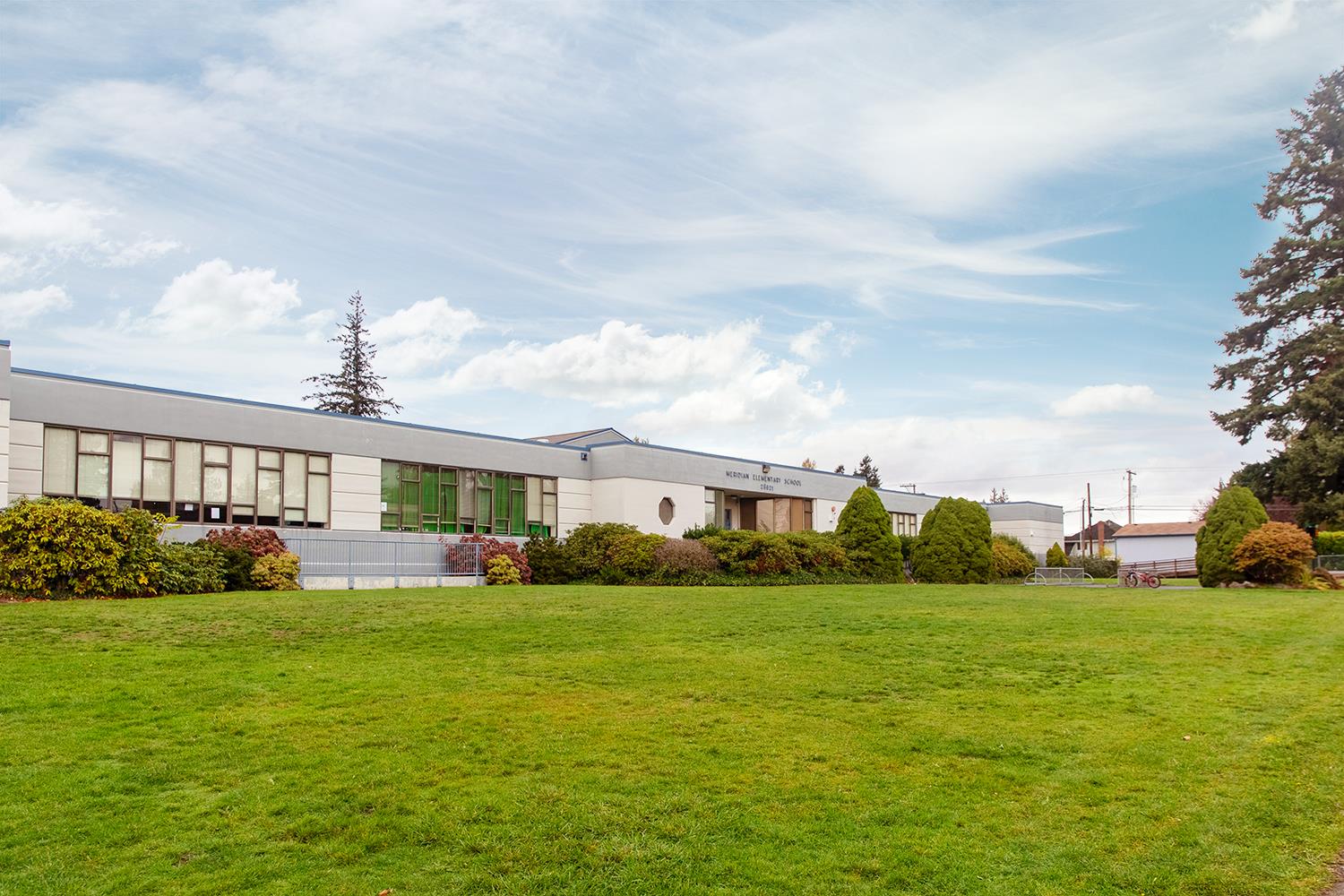 Exterior of Meridian Elementary School