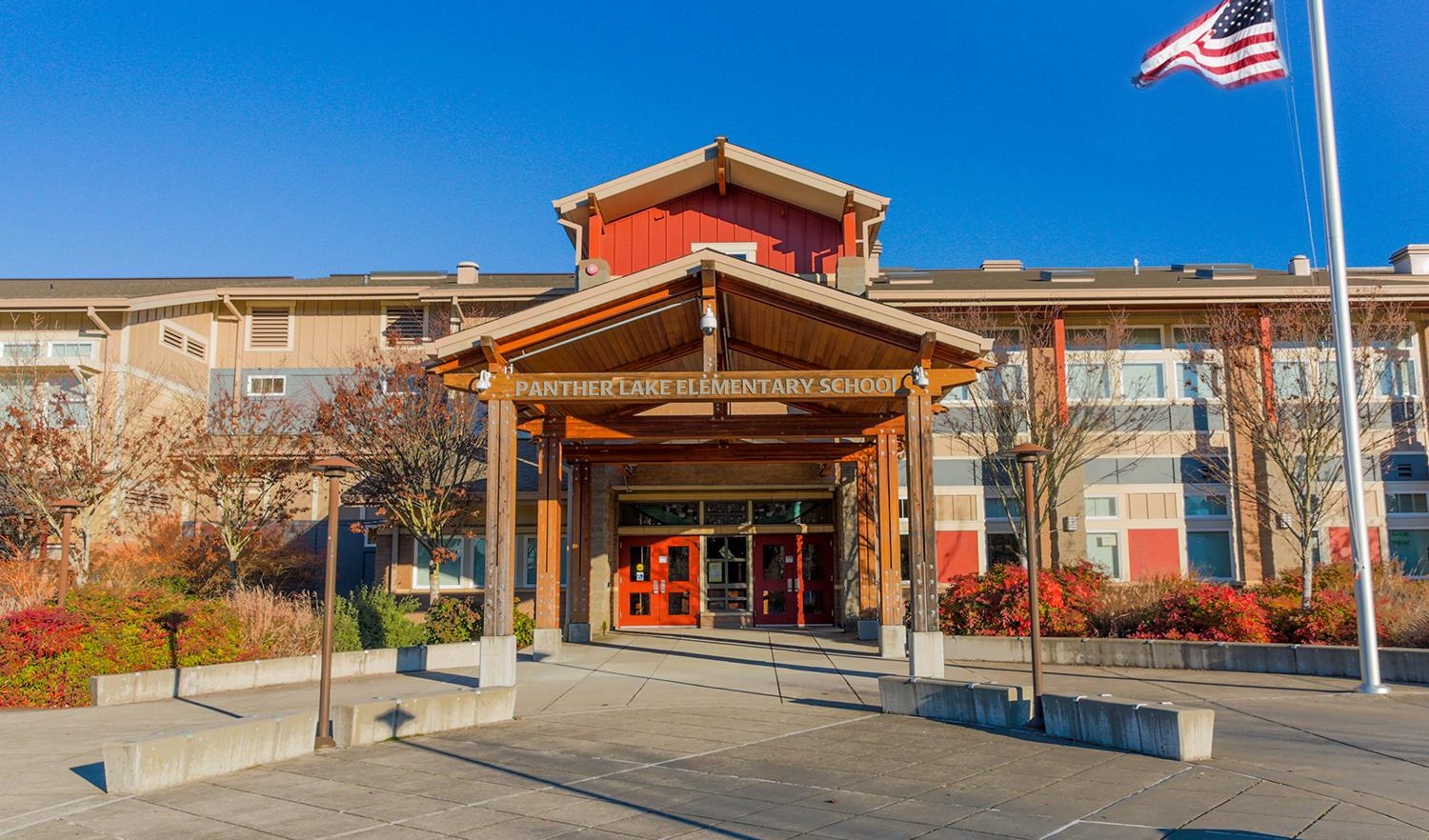 Exterior of Panther Lake Elementary