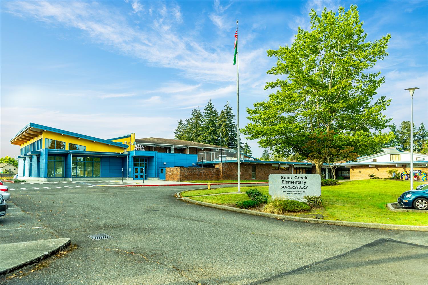 Exterior of Soos Creek Elementary