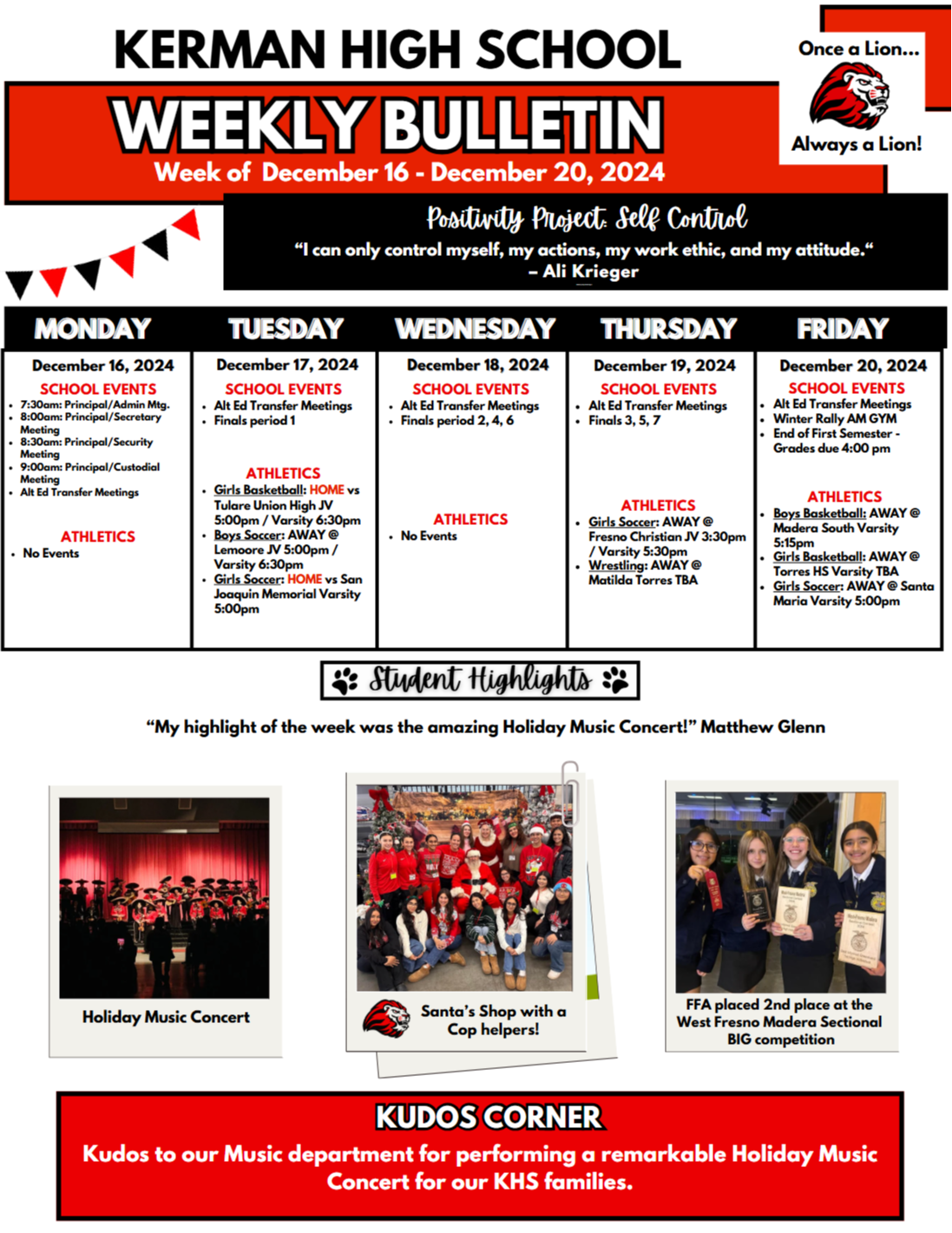 KHS Bulletins