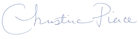 Signature Christina Pierce