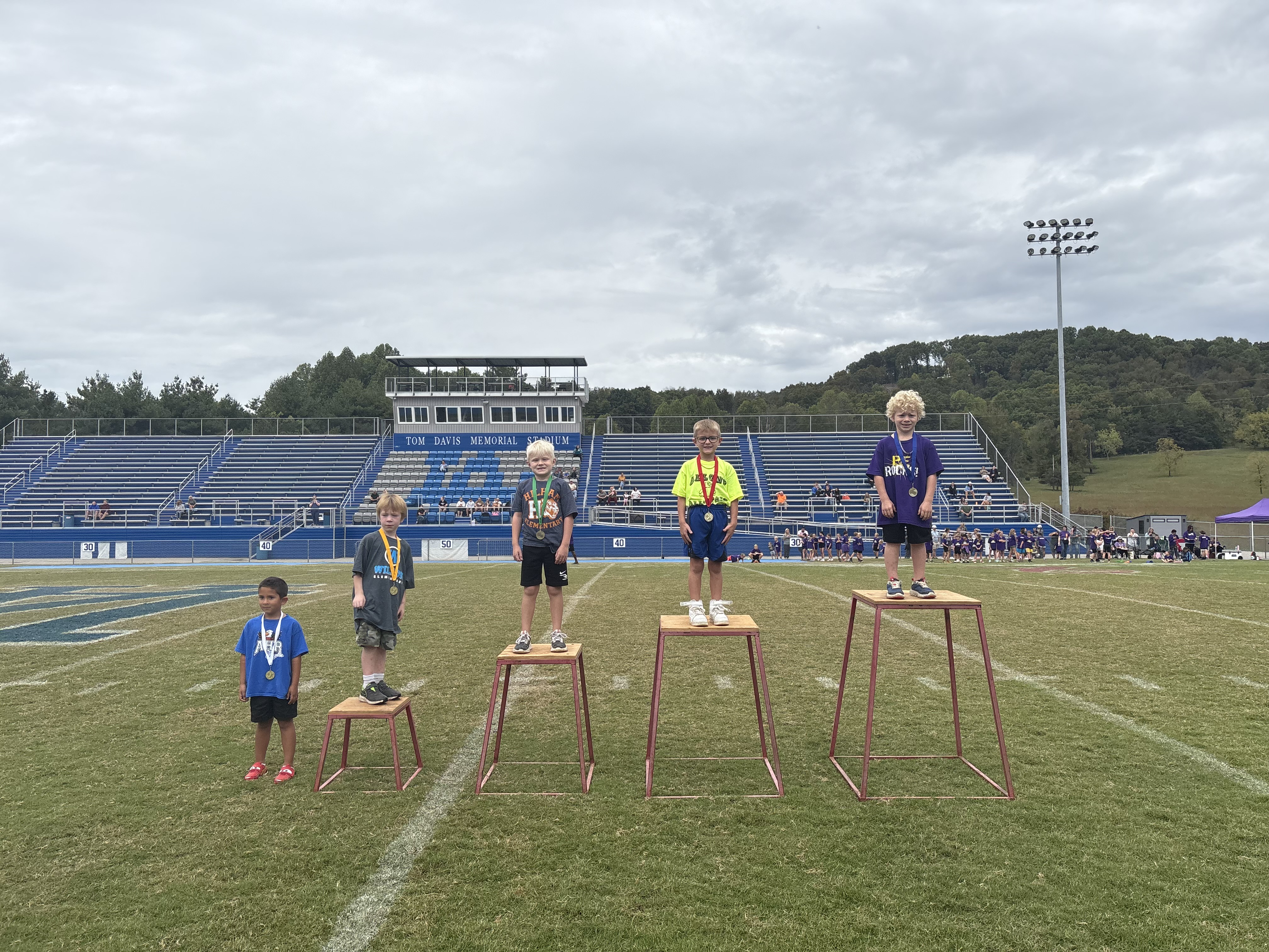Students getting awards