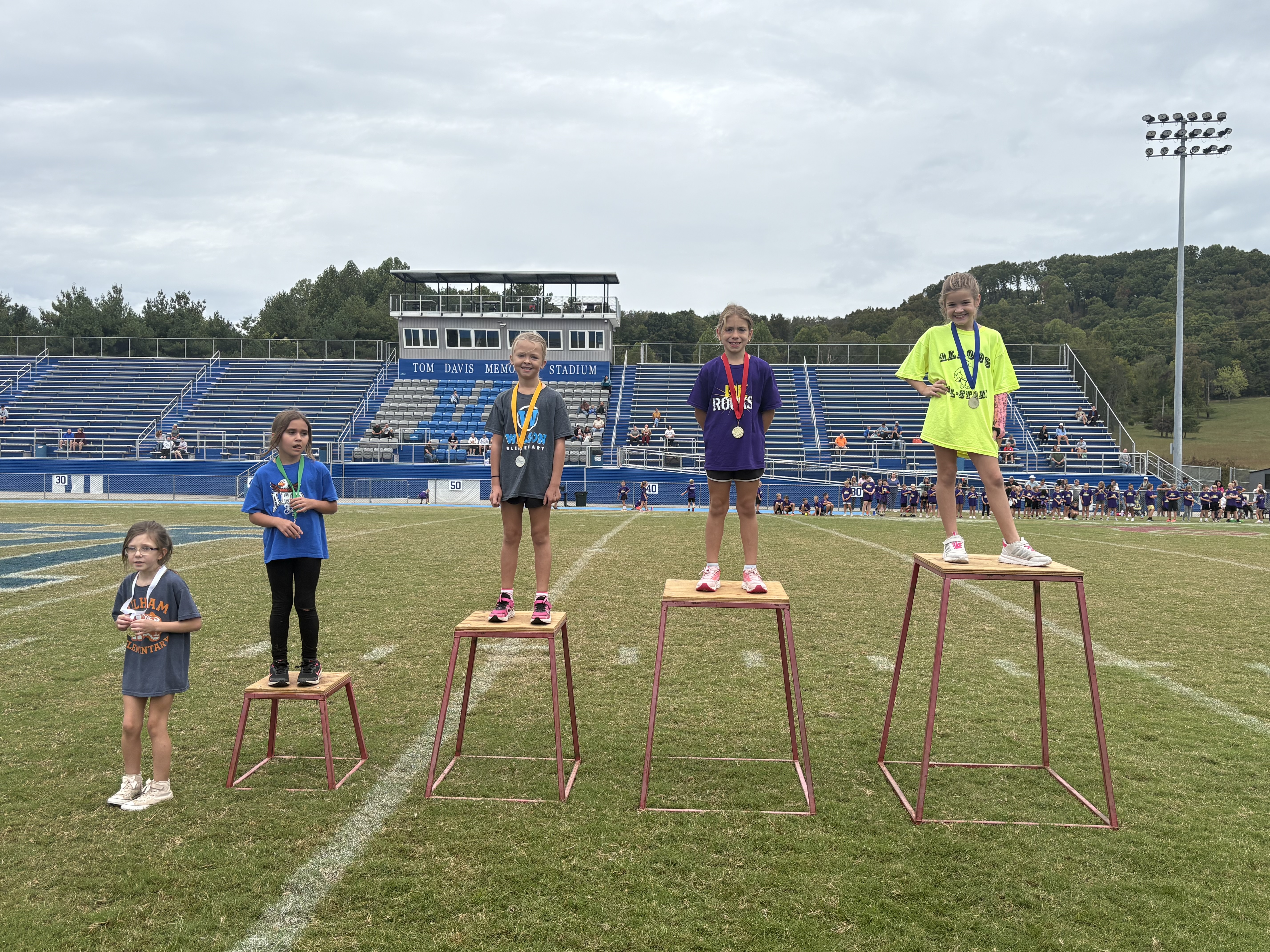 Students getting awards