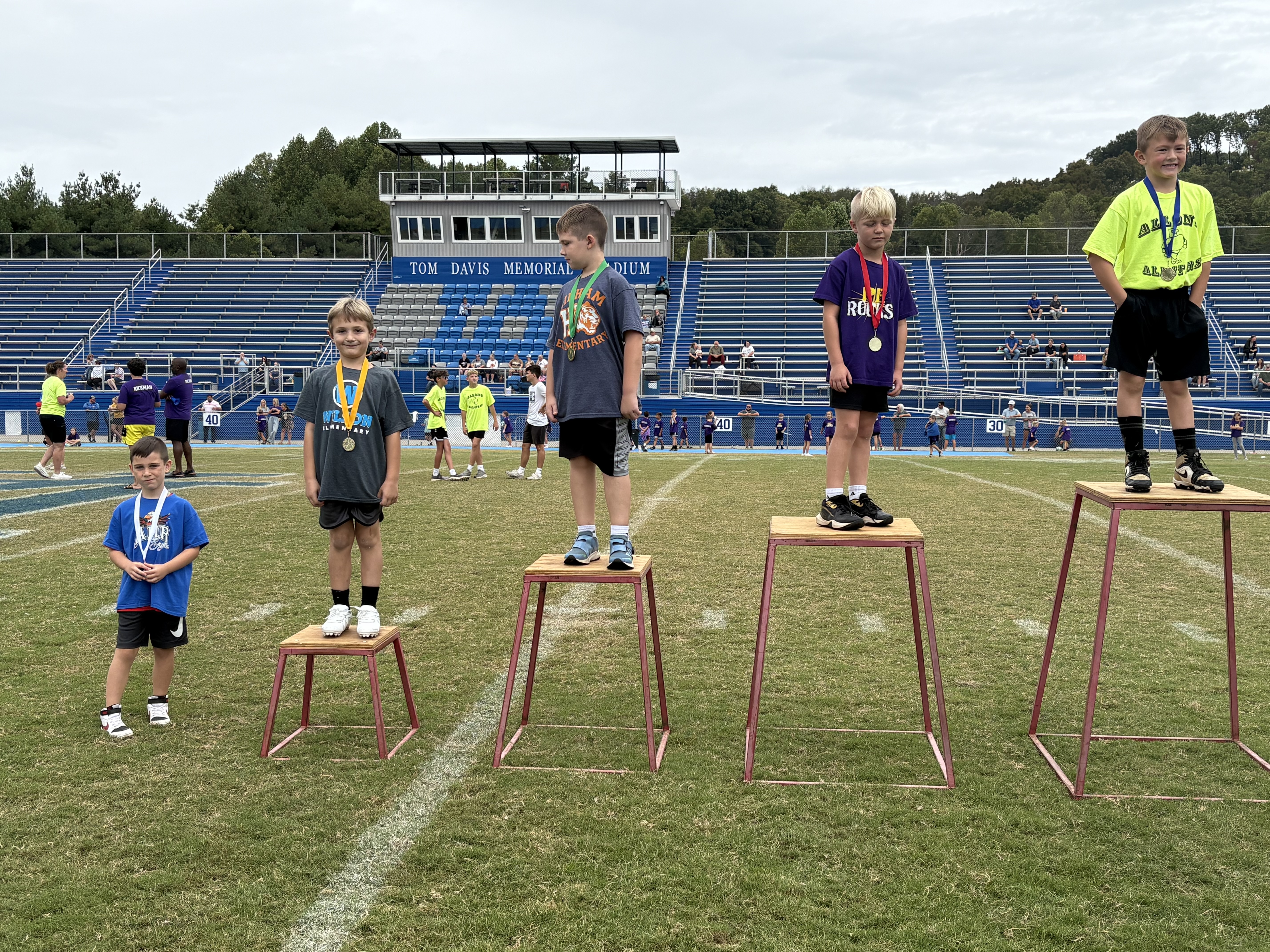 Students getting awards