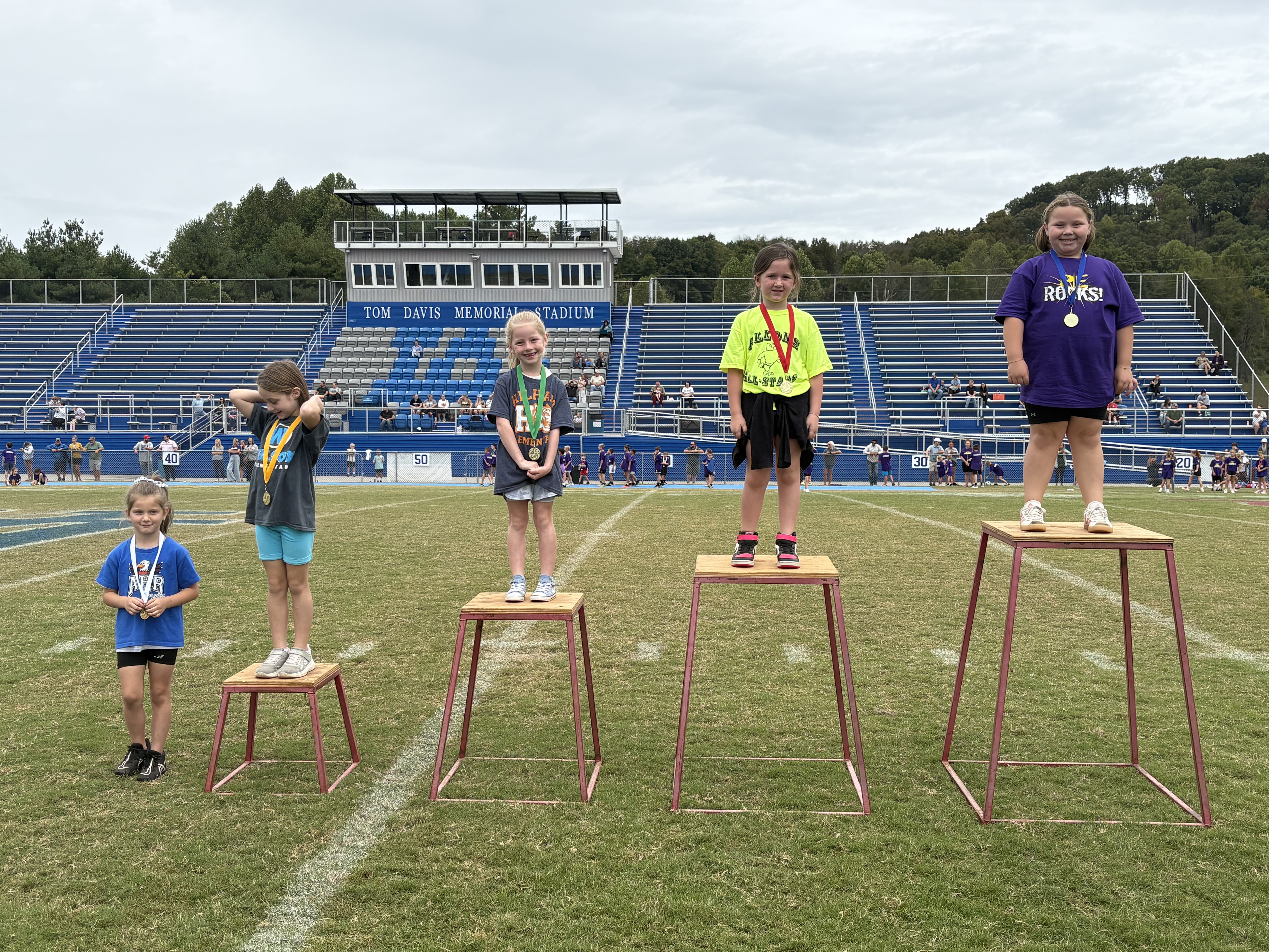 Students getting awards