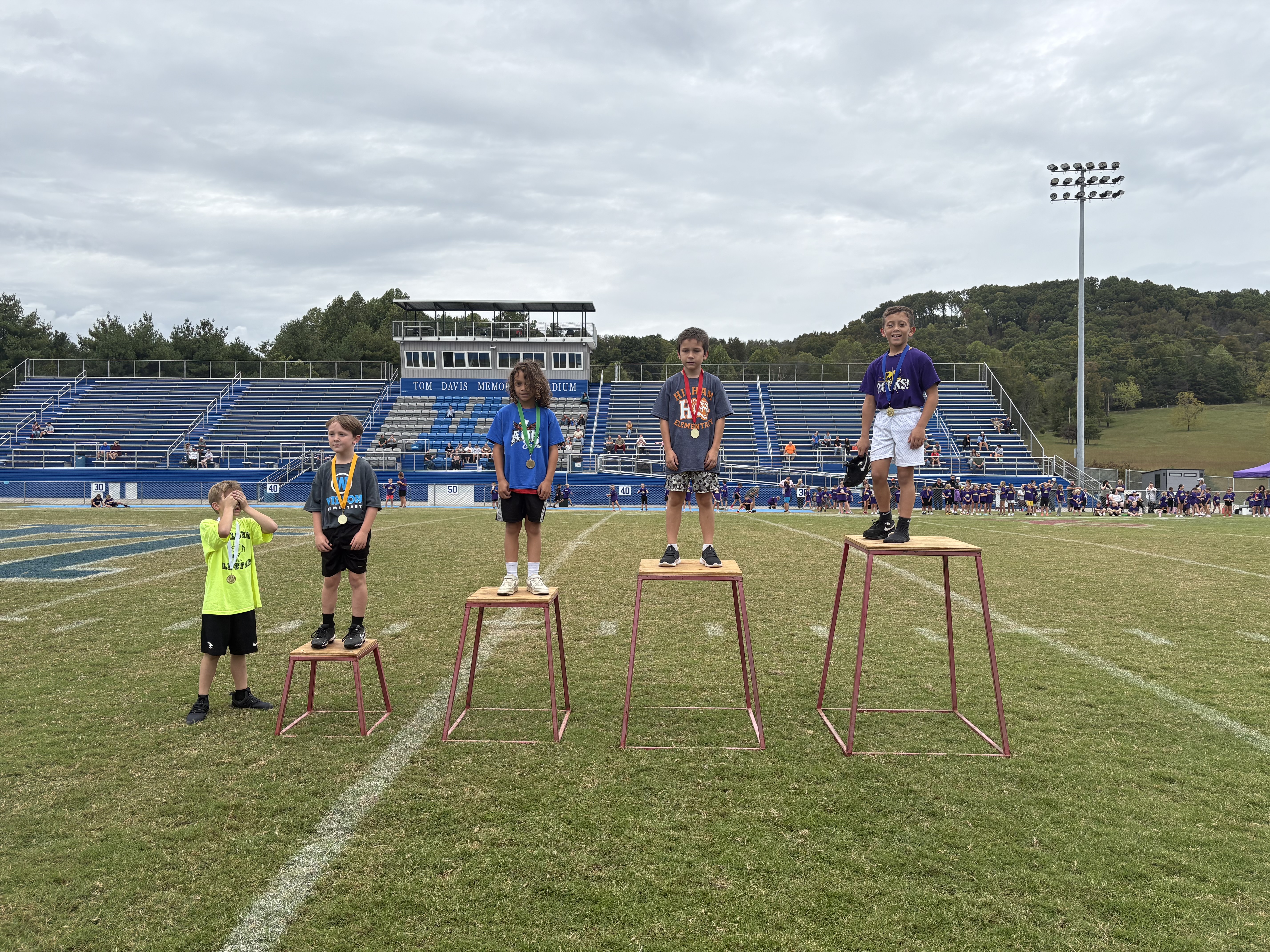 Students getting awards