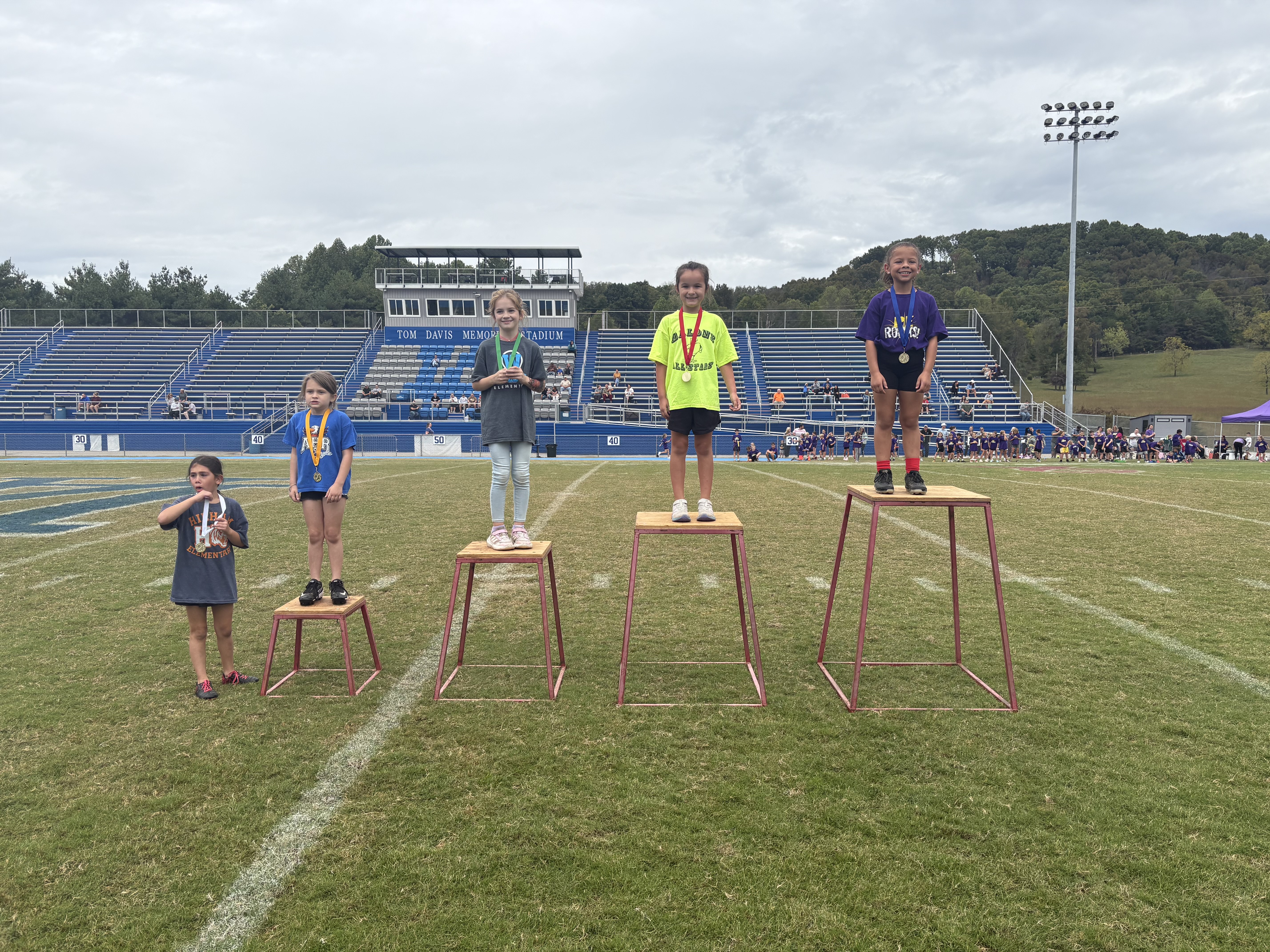 Students getting awards