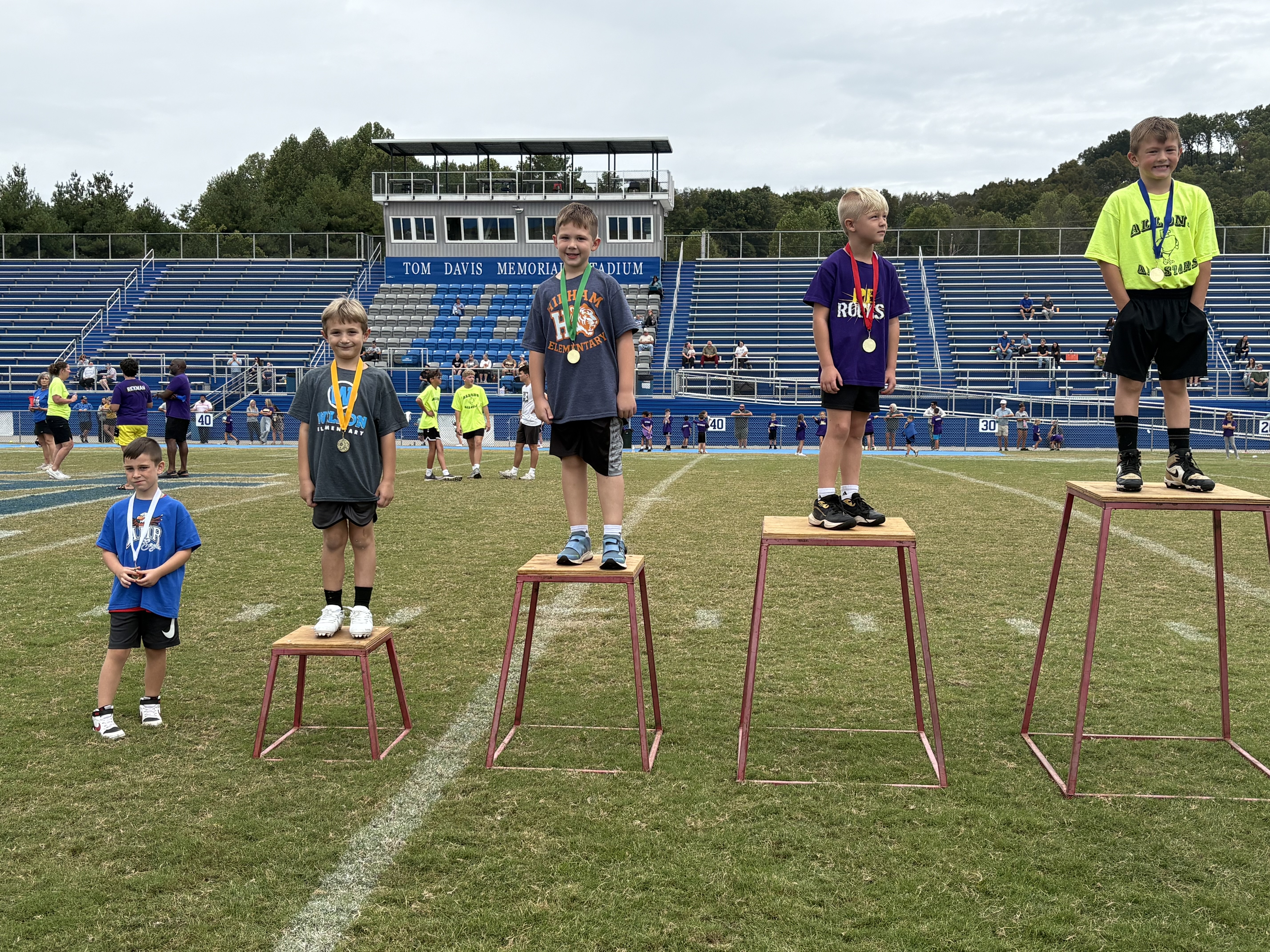 Students getting awards