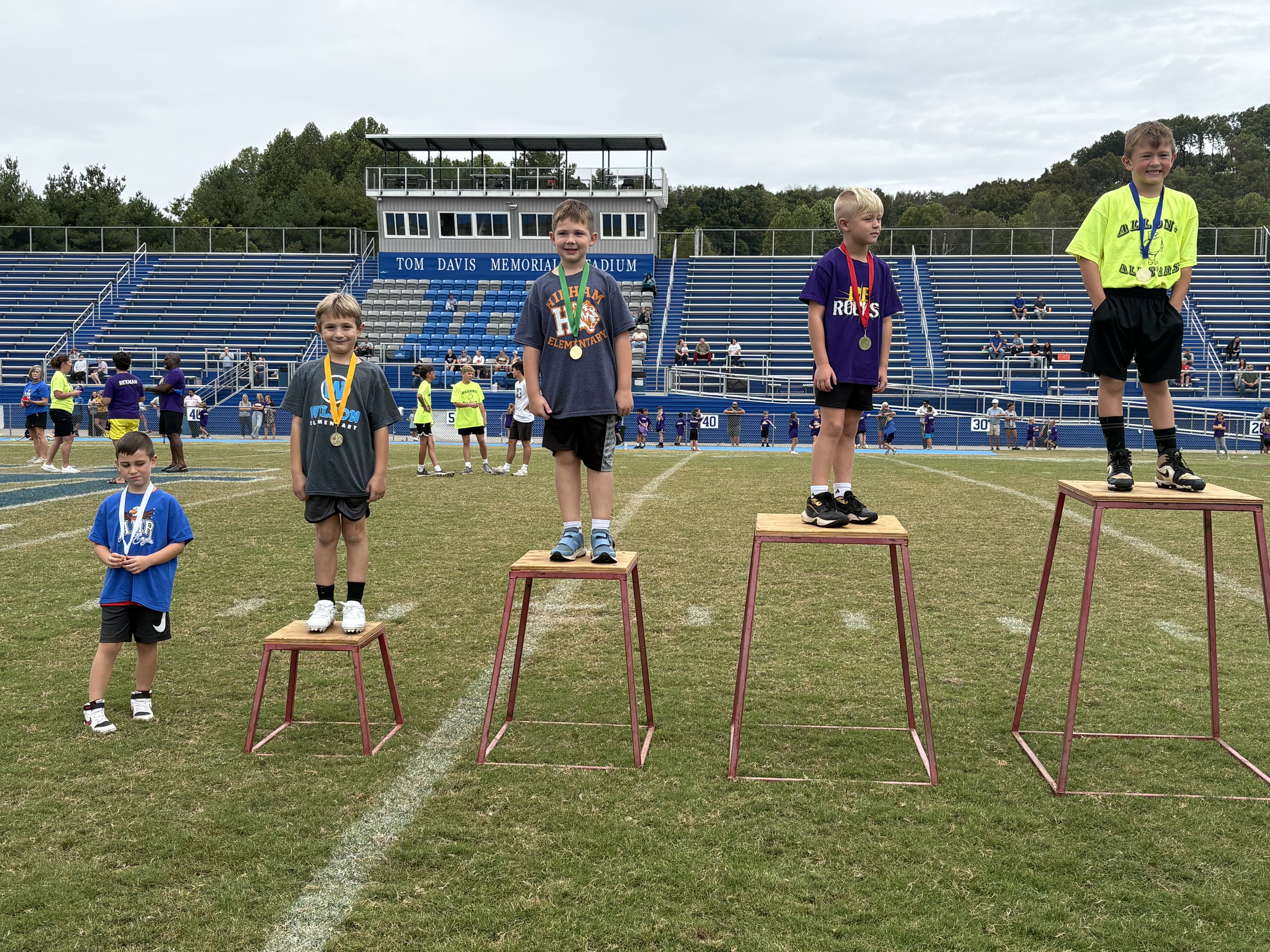 Students getting awards