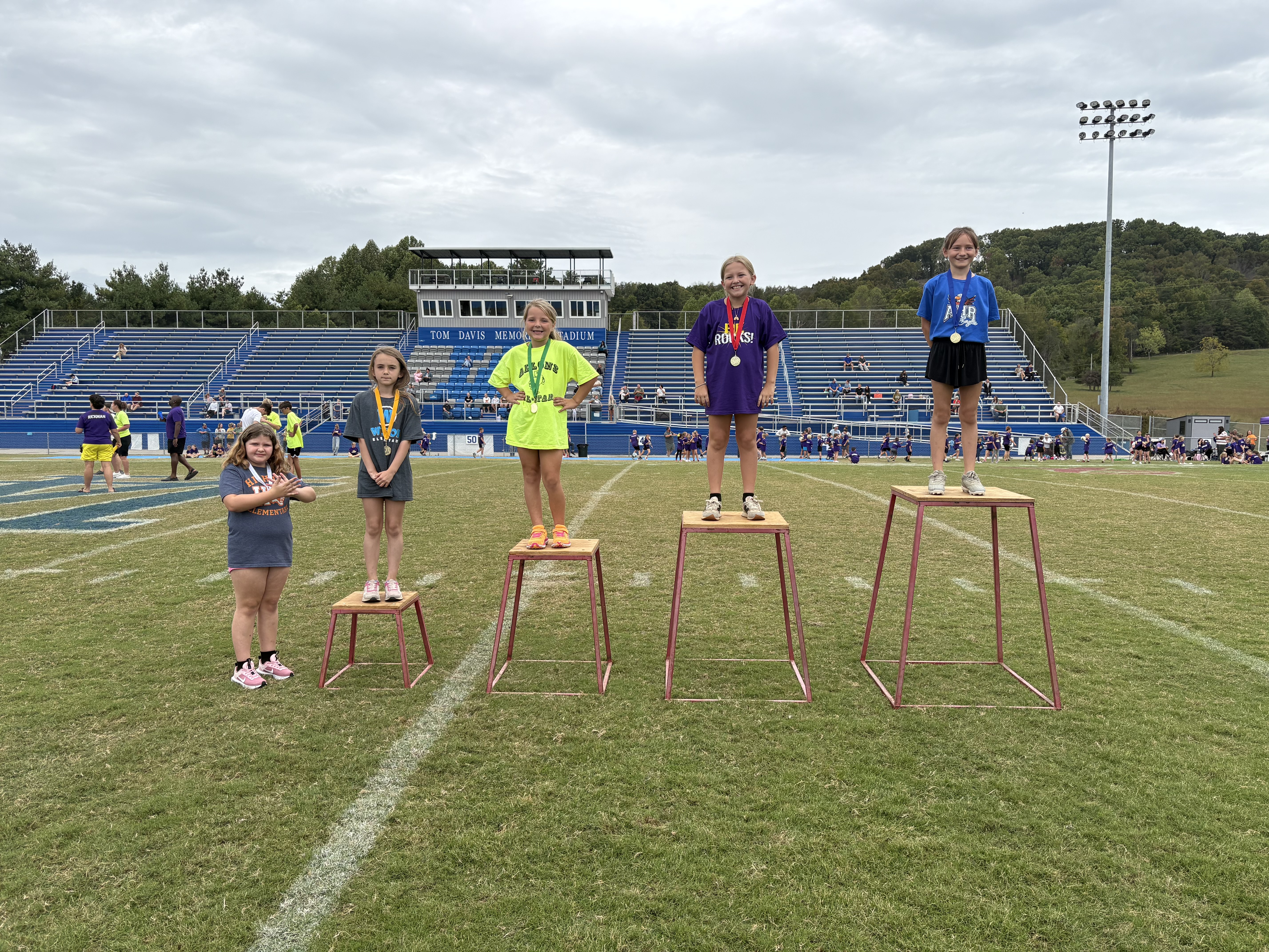 Students getting awards