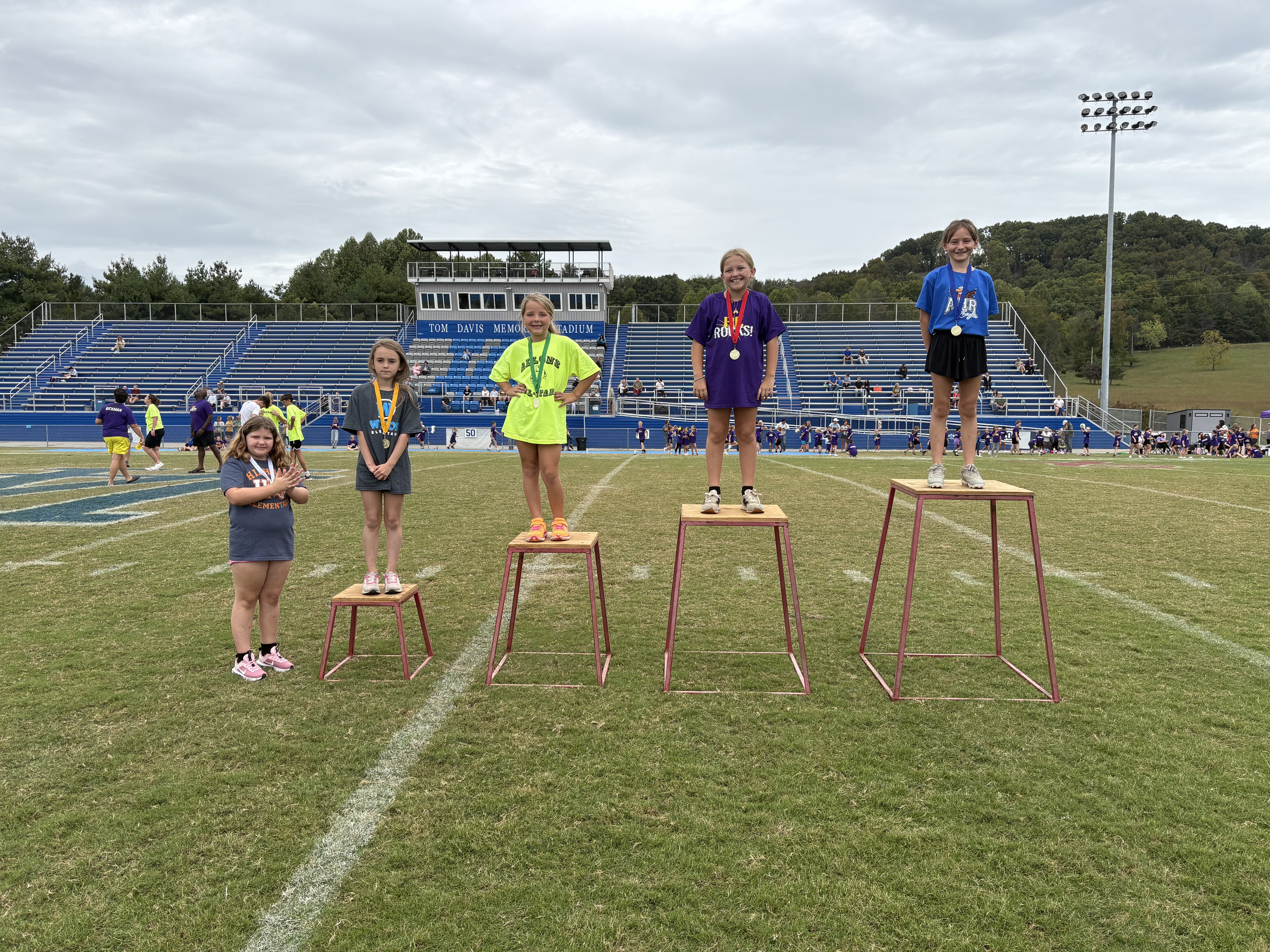 Students getting awards