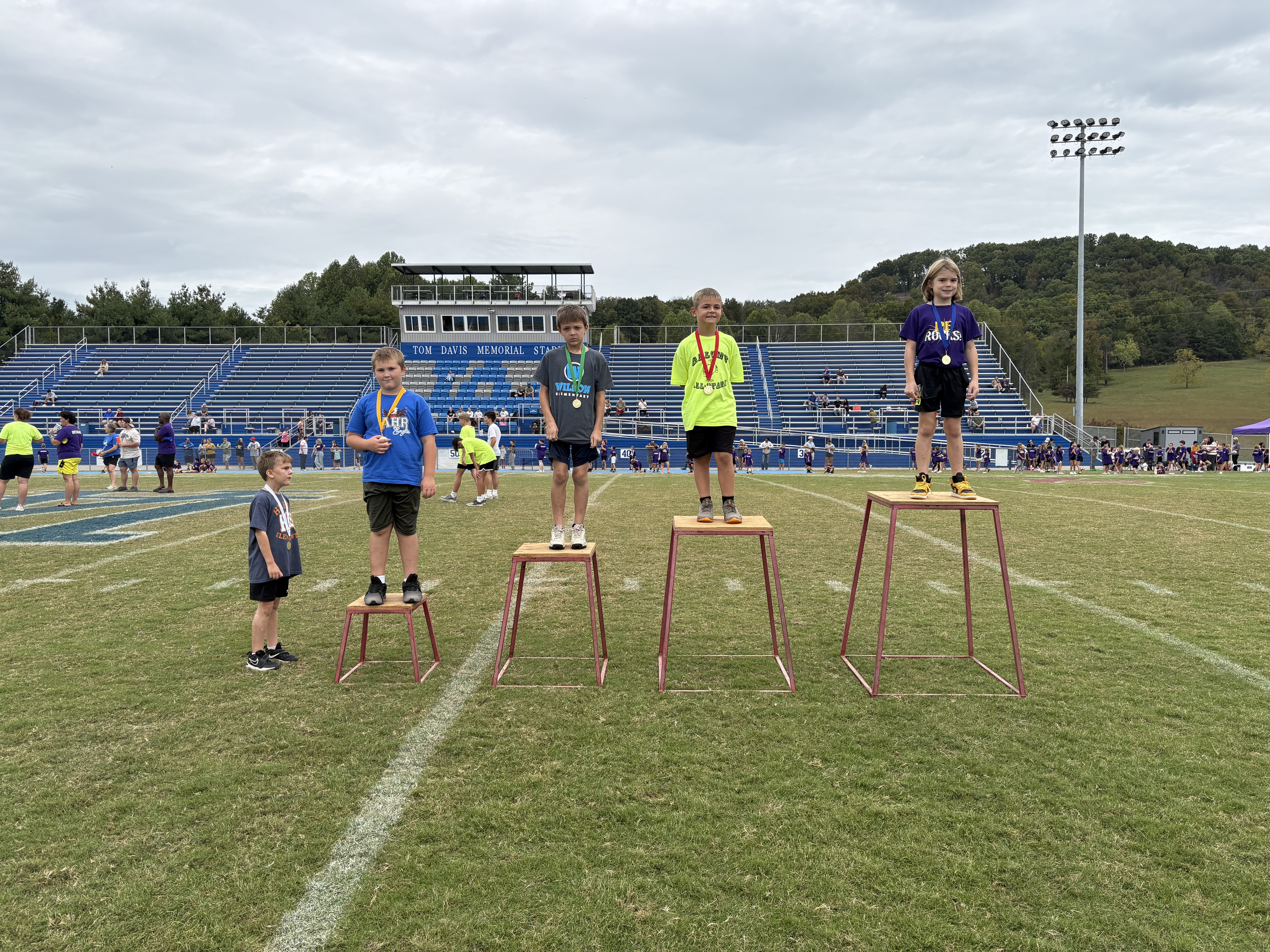 Students getting awards