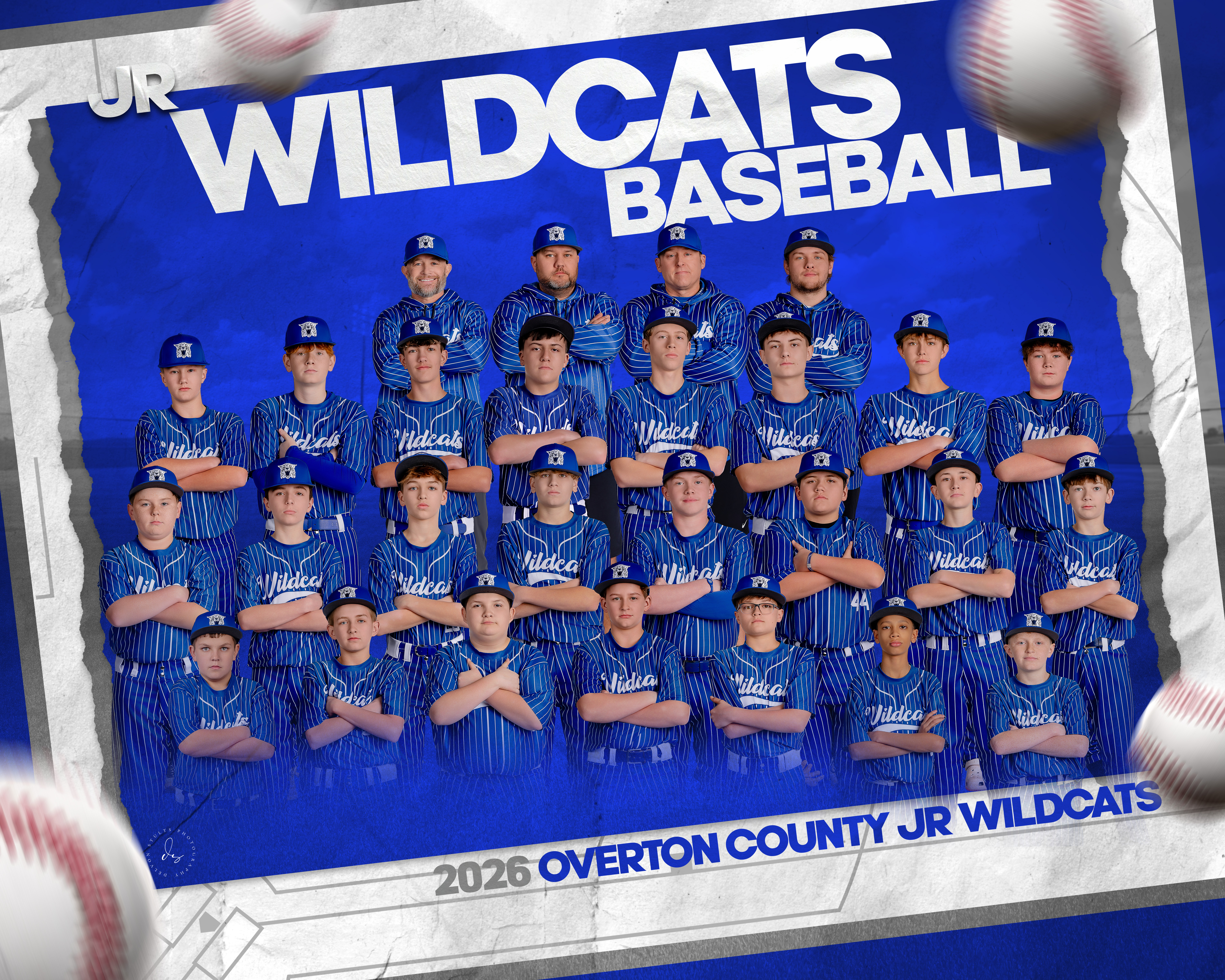 Jr. Wildcats Baseball 2026 Team photo
