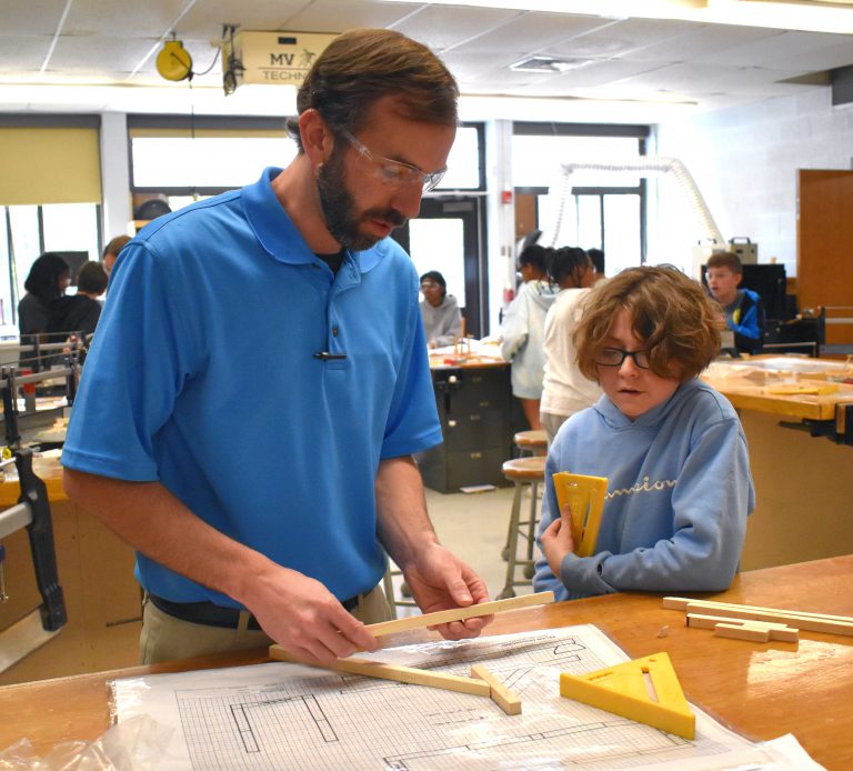 Teacher and student