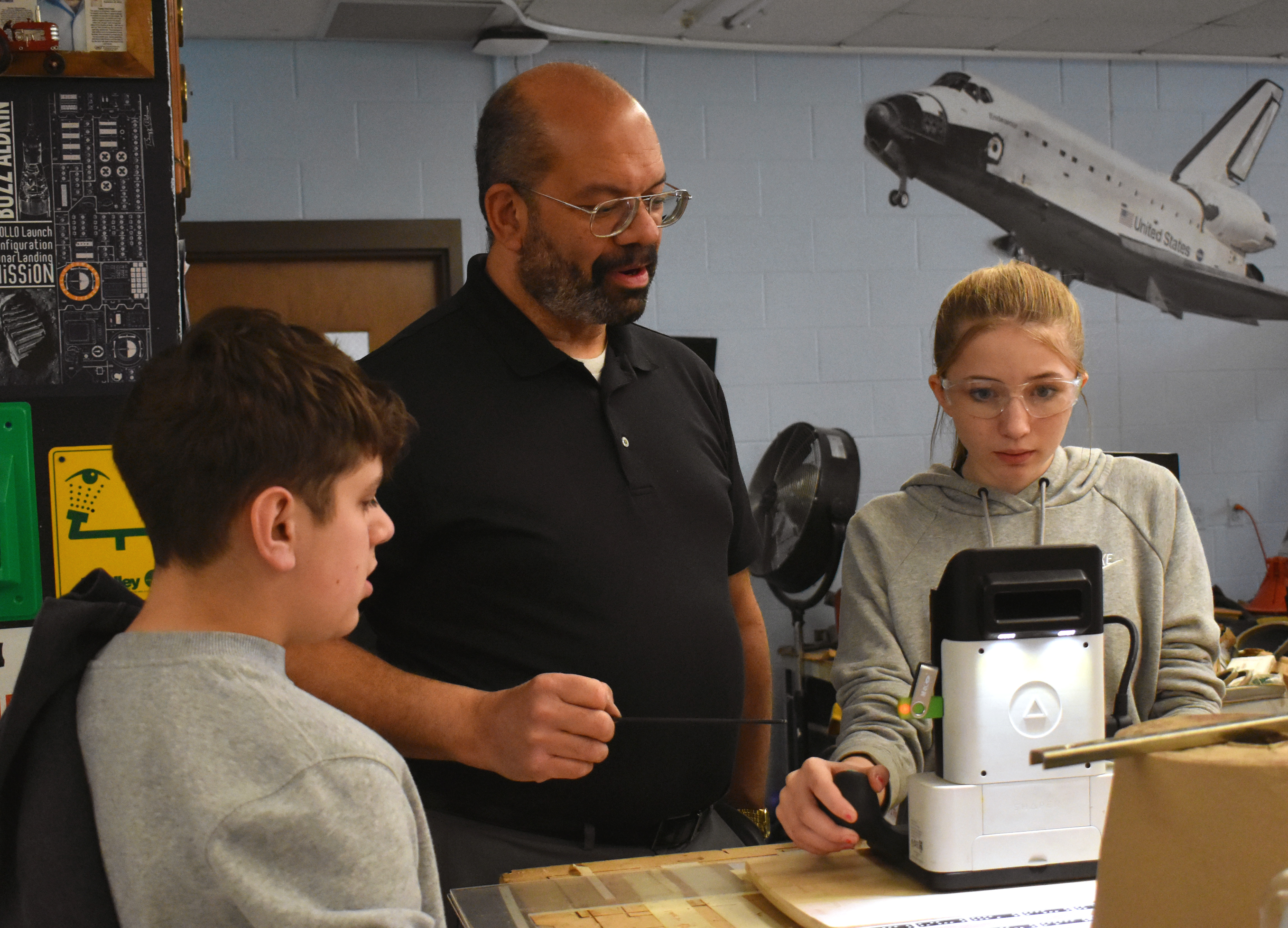 teacher and students