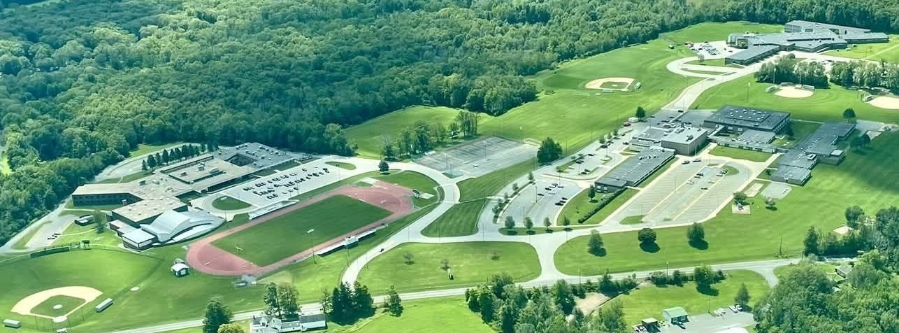 ariel view of campus