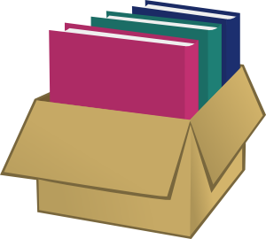 Box with folders