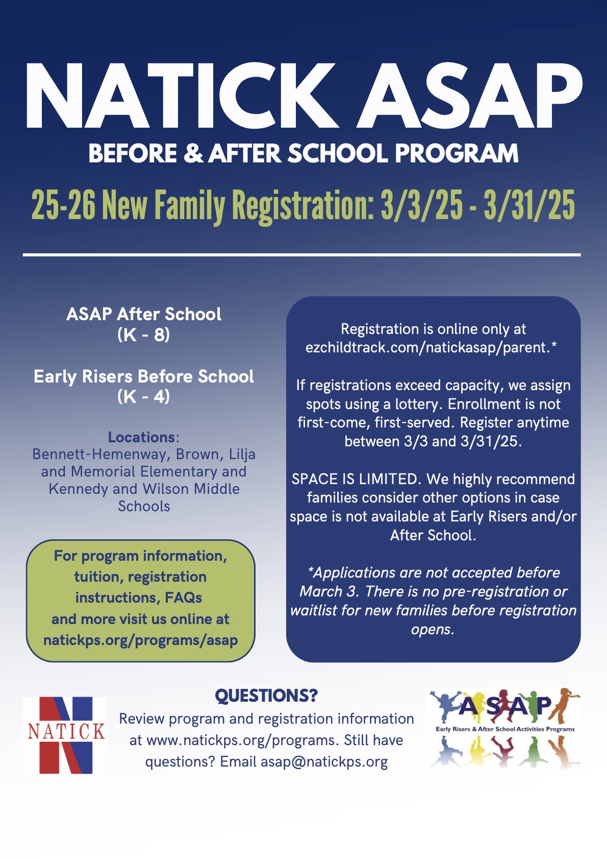 25-26 New Family Registration Flyer