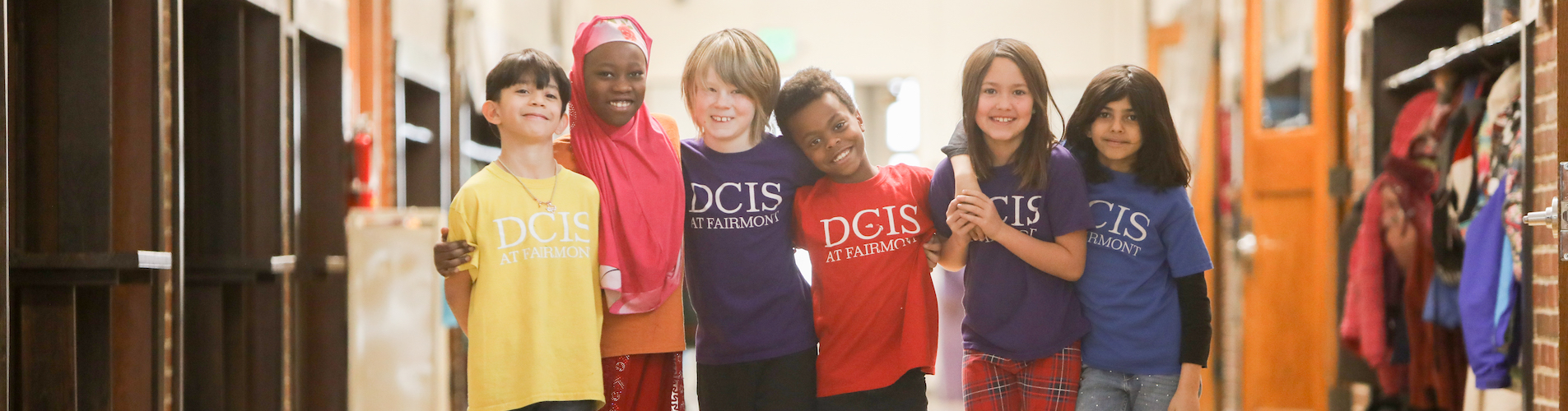 Group of students posing for camera
