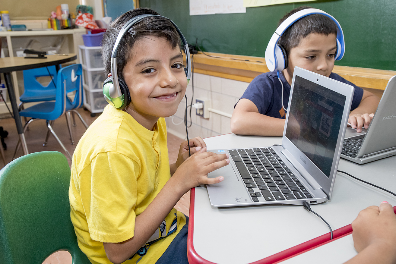 Photo of kids in class