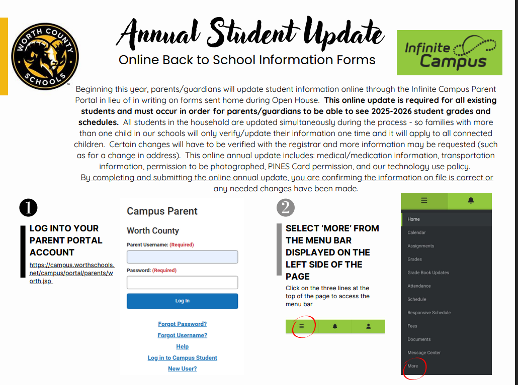 Annual Student Update