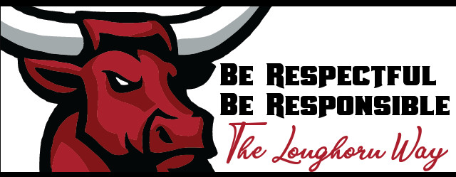 Be responsible, be respectful, the longhorn way, bull logo