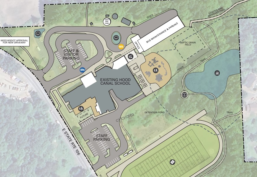 Proposed improvements site plan