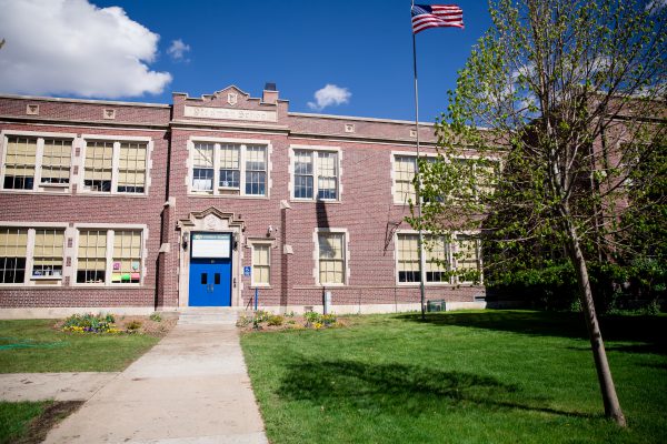 Stedman elementary building from the outside