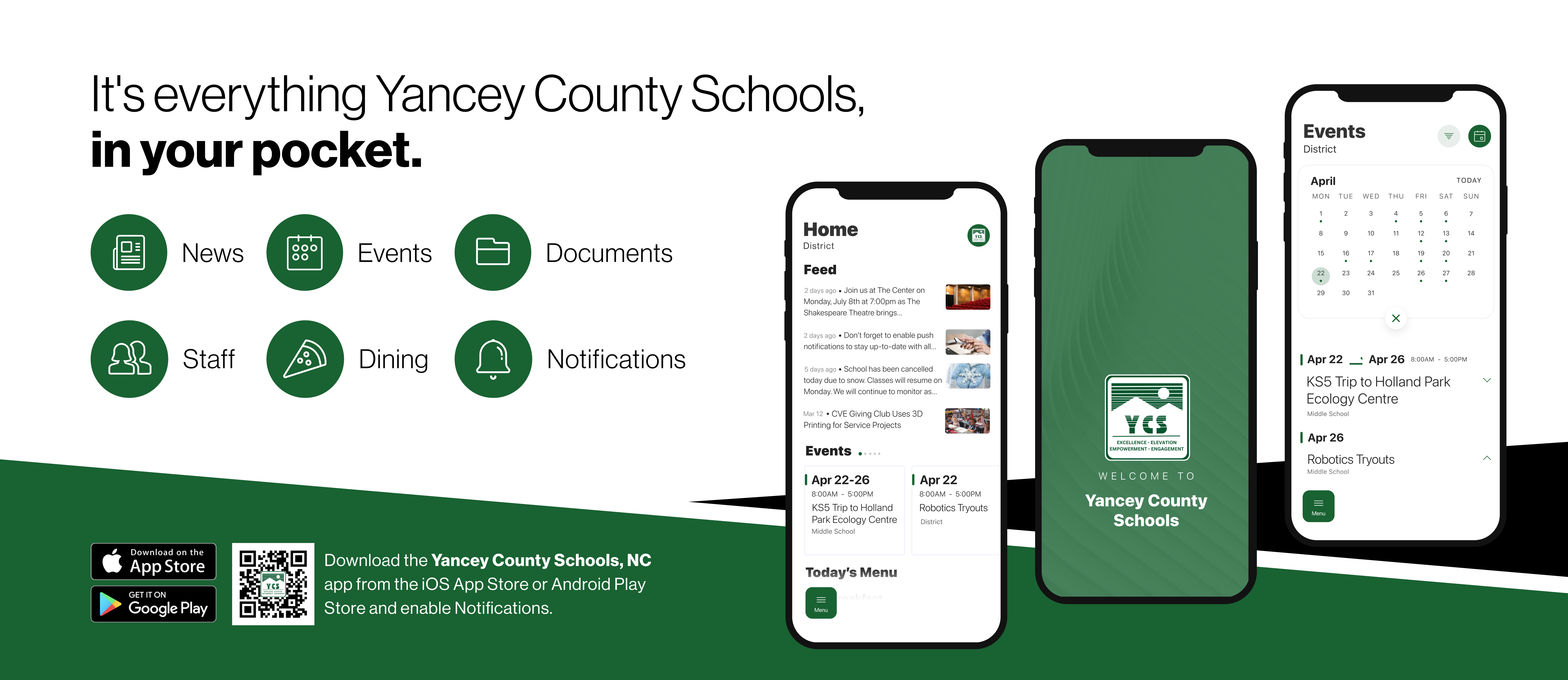 Yancey County Schools App Information